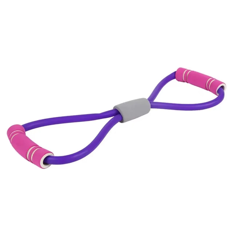 Yoga Fitness Resistance Bands 8 Chest Expander Rope for Sports Exercise Training