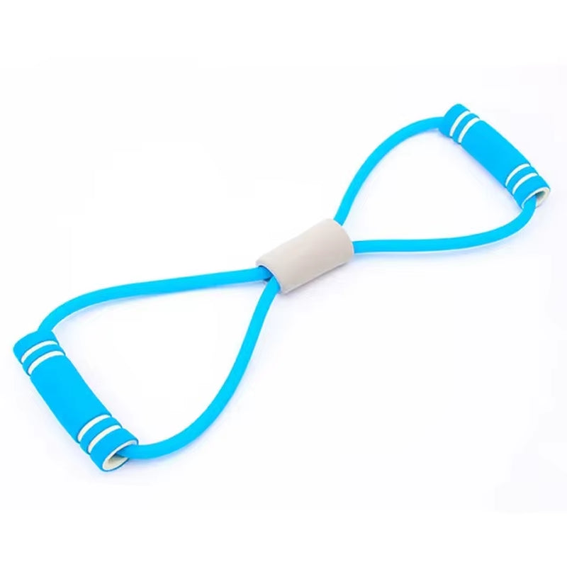 Yoga Fitness Resistance Bands 8 Chest Expander Rope for Sports Exercise Training