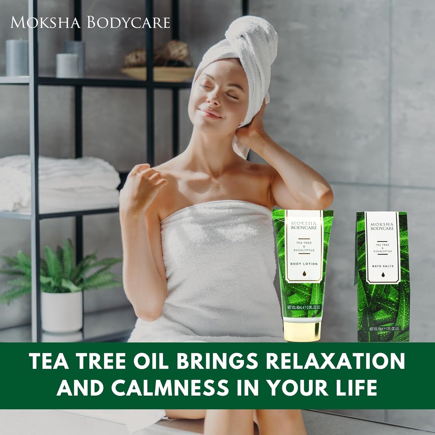 Spa Gift Sets for Women, Tea Tree Bath Gift Set with Body Lotion, Shower Gel, Spa Sets for Women Gifts, Pamper Gifts for Women, Birthday Gifts Mothers Day Gifts for Wife, Mum, Daughter